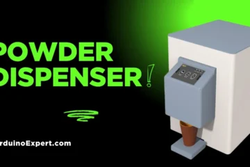Powder Dispenser Machine by using Arduino and Touch LCD. Showcasing Product Design and Development Services