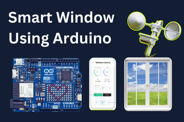 Smart Window by Using Arduino, Home Window Automation Project