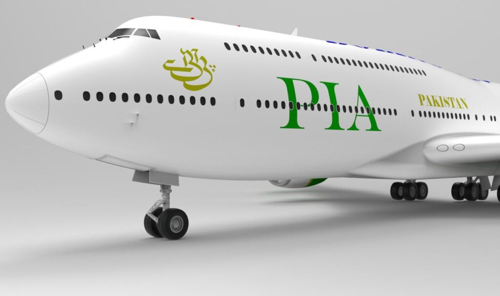 3D Design of Aeroplane PIA