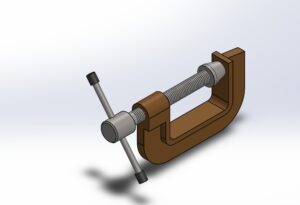 3D Design of C-Clamp