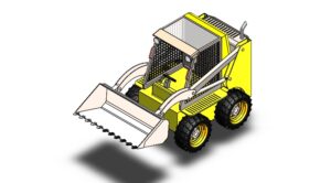 3D Design of Caterpillar Machine