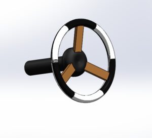 3D Design of a Steering Wheel