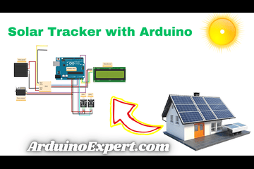 A Solar Tracker System with Arduino LDR Sensor modules and Servo Motors