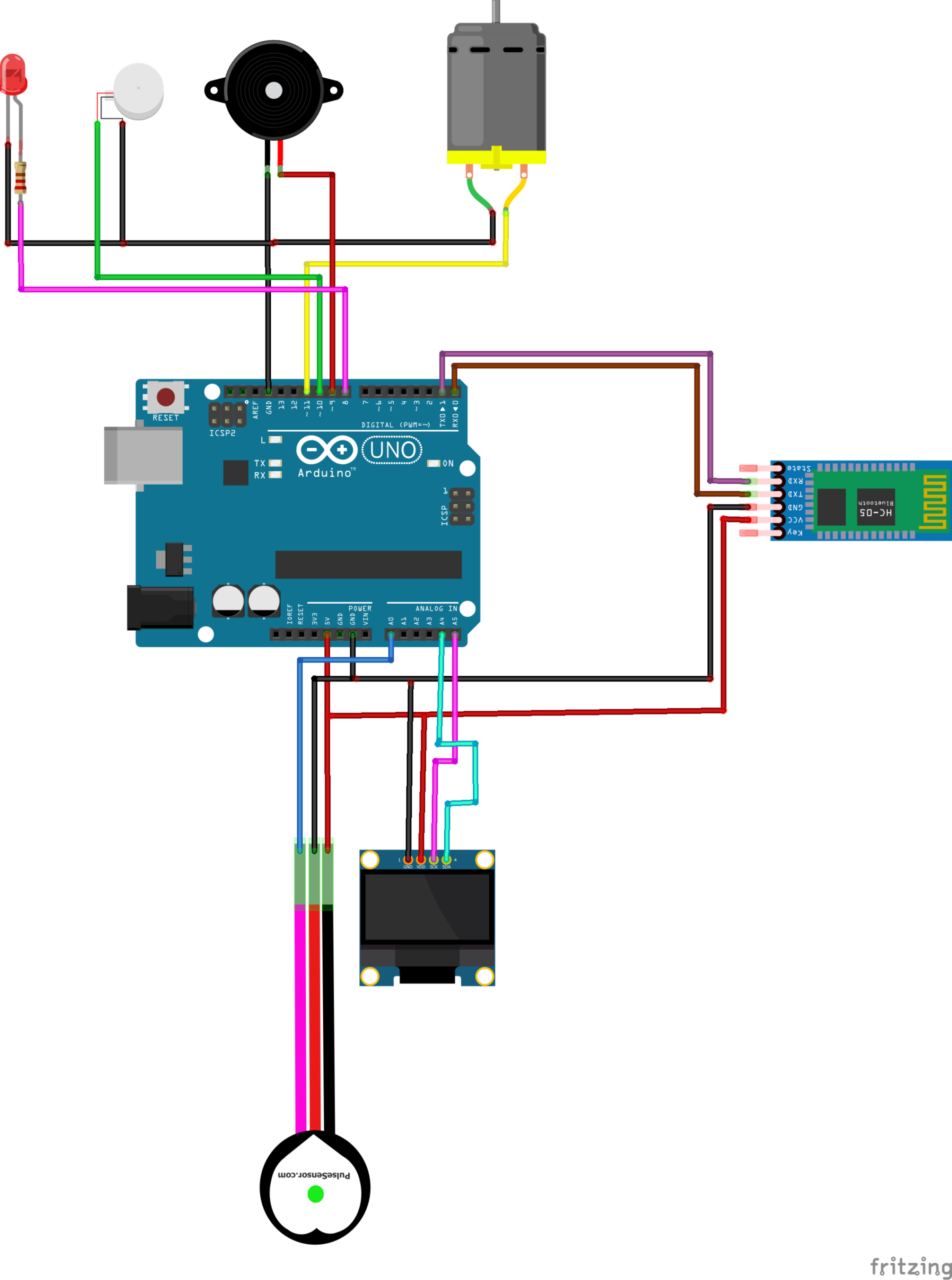Heart Rate Monitoring using Arduino and Smartphone App - Arduino Expert