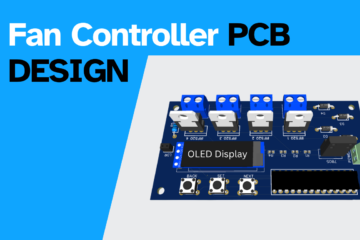 DC Fans Speed Control PCB Design using Atmega328P