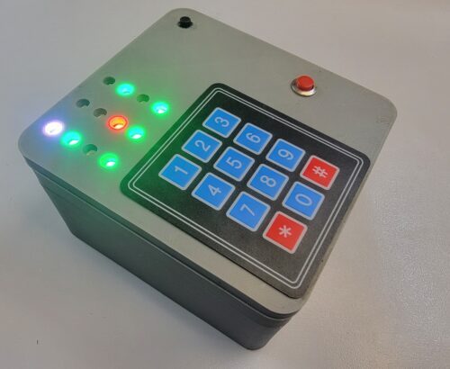 3D Designed and 3D Printed Casing of a Bluetooth Door Lock Device (Transmitter Unit), Part of Our Product Design and Development Project by Arduino Expert