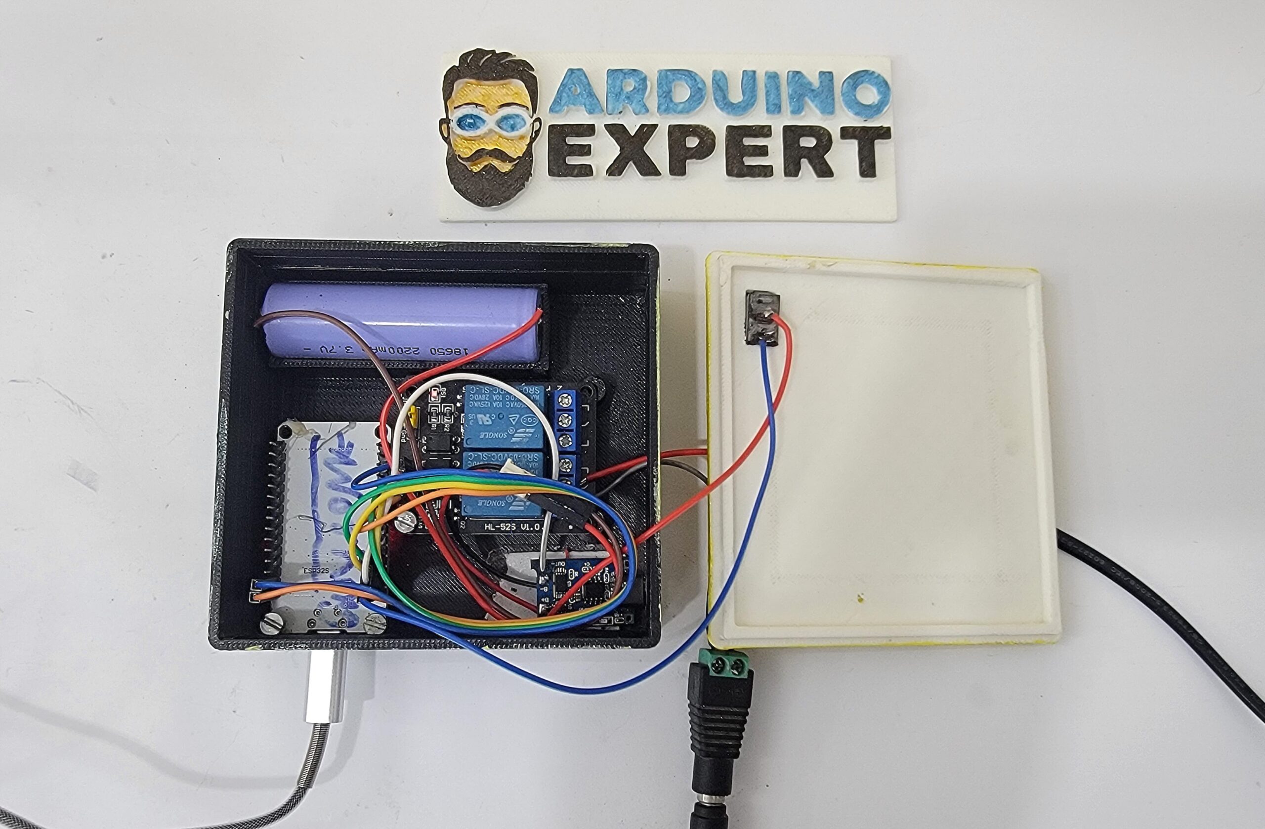 Assembled Components of IoT Bluetooth Pump Control System