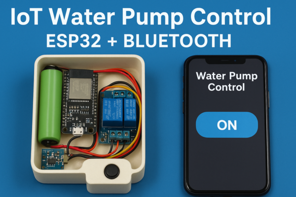 Bluetooth Pump Control System using ESP32