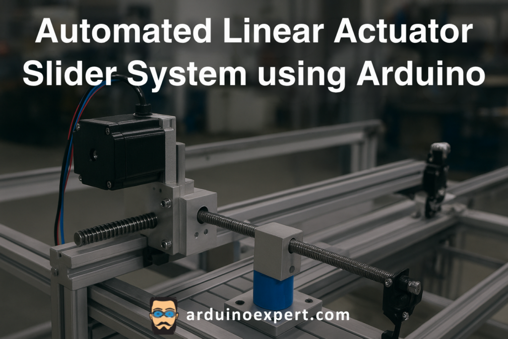 Automated Linear Actuator Slider System using Arduino