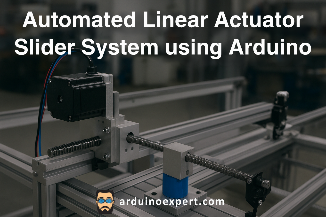 Automated Linear Actuator Slider System using Arduino