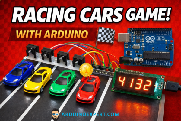 Racing Cars Game with Arduino - Arduino Expert
