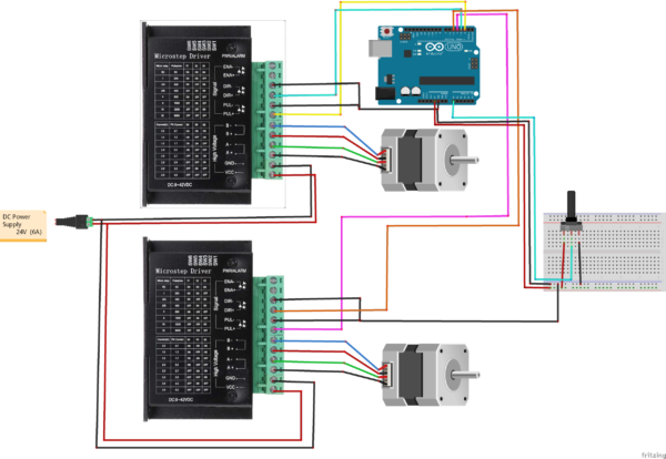 How to Control Multiple Stepper Motors with Arduino and TB6600 Driver ...