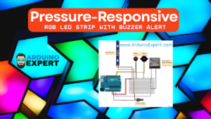 Pressure Sensitive RGB LED Strip Using Arduino and Velostat