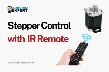 Stepper Control with IR Remote