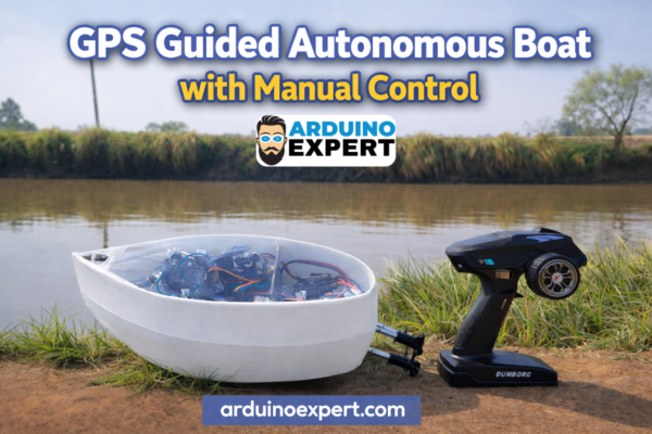 GPS Guided Autonomous Boat with Manual Control (Arduino Based ...