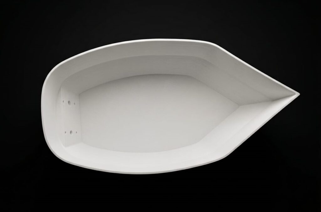 Top View of 3D Printed GPS Guided Boat