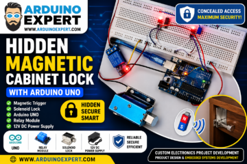 Hidden Magnetic Cabinet Lock with Arduino for Secure Access Control