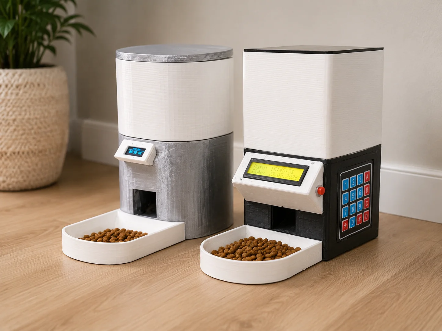 Arduino Expert Bluetooth Pet Feeder and Offline Arduino Automatic Pet Feeder in a Single Image