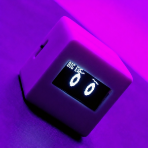CubeBot simple cube ESP32 desktop robot pet with OLED eyes