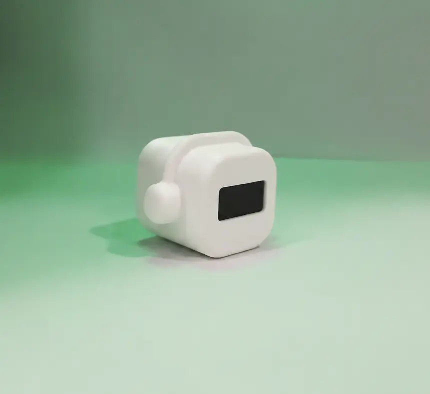 PodBot embedded headphone mini desktop robot pet with focus timer
