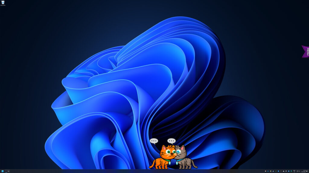A Virtual Desktop Pet on Window PC