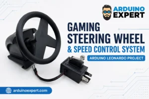 Gaming Steering Wheel and Speed Control System with Arduino Leonardo