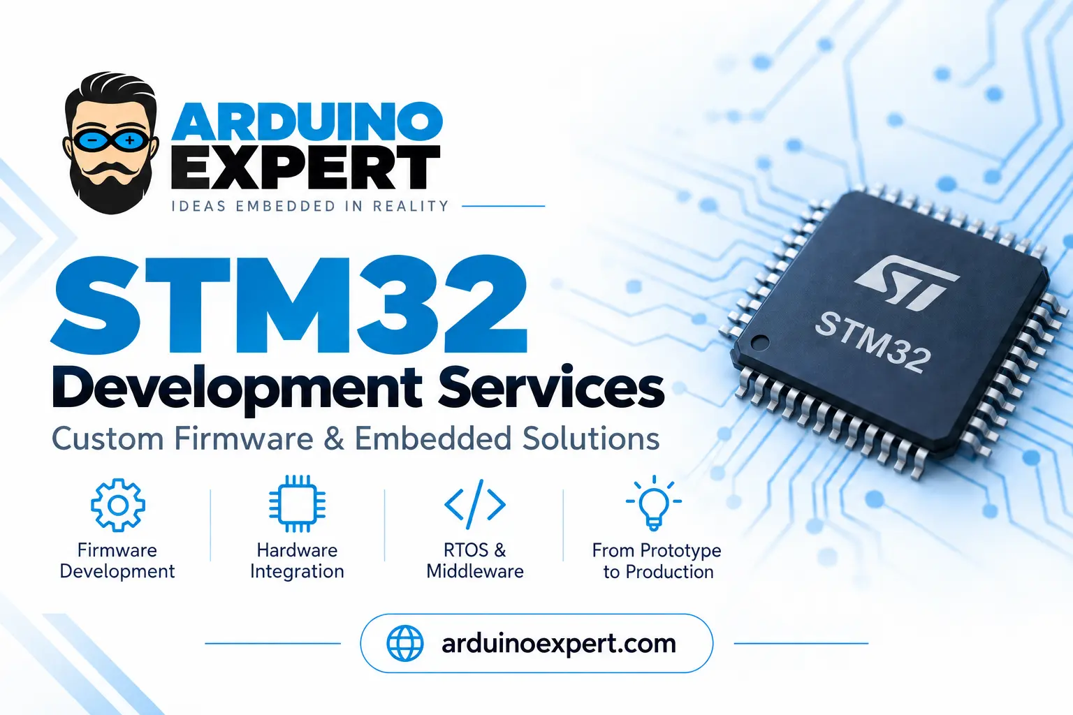 STM32 Development Services Custom STM32 Firmware & Embedded Solutions