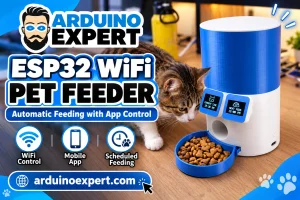 Build an Automatic Pet Feeder Using ESP32 WiFi and Custom App